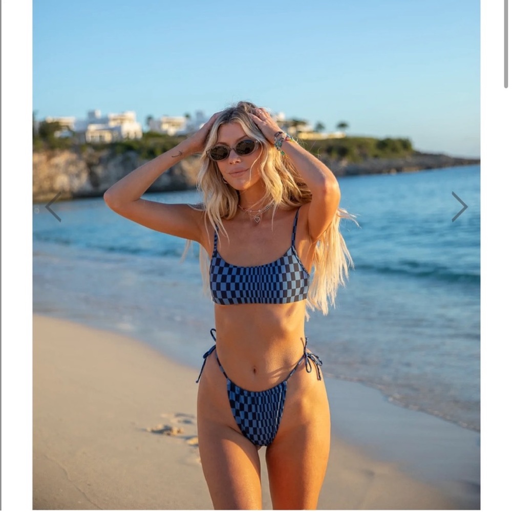 Skatie x Salty Blonde St. Martin swim bottom